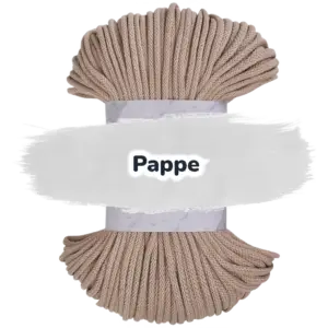 Baumwollkordel 5mm - Polyesterkern -100 m - Karton (710)