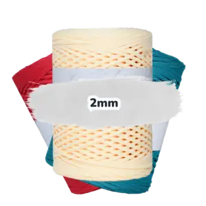 Flache Polyester Kordel 2mm 250m