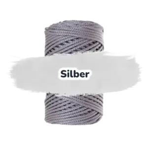 Polypropylen Kordel 3mm 100m - Silber