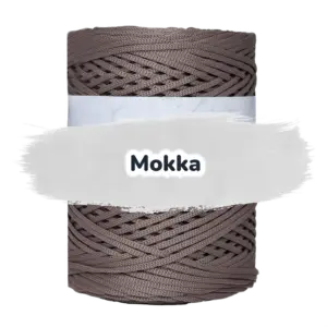 Flache Polyester Kordel 2mm 250m - Mokka (05)