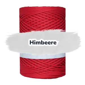 Flache Polyester Kordel 2mm 250m - Himbeere (13)