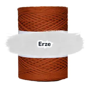 Flache Polyester Kordel 2mm 250m - Erze (19)
