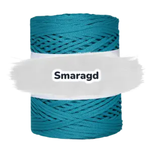 Flache Polyester Kordel 2mm 250m - Smaragd (08)