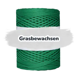 Flache Polyester Kordel 2mm 250m - Grasbewachsen (26)