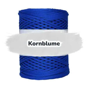 Flache Polyester Kordel 2mm 250m - Kornblume (15)
