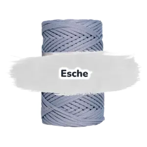 Flache Polyester Kordel 3mm 100m - Esche (09)