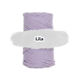 Baumwollkordel 2mm - Baumwollkern- 100 m - Lila (500)