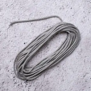Polypropylen Kordel 5mm 100m (Schwingstab) - Silber