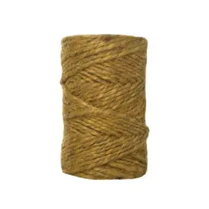 Jutegarn 40m/100g - Durchmesser 2mm - Gelb