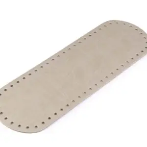 Boden für Taschen - Kunstleder - Maße 10x30 cm - verschiedene Farben - Ecru