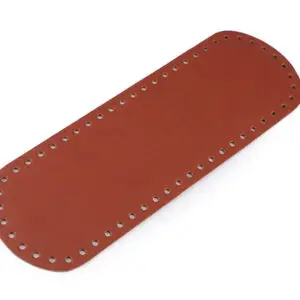 Boden für Taschen - Kunstleder - Maße 10x30 cm - verschiedene Farben - Hellbraun