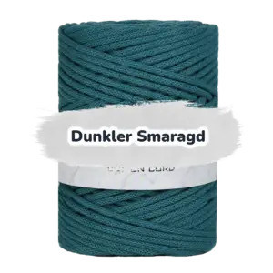 Baumwollkordel 5mm - Baumwollkern -100 m - Dunkler Smaragd (820)