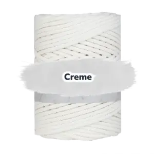 Baumwollkordel 5mm - Baumwollkern -100 m - Creme (025)