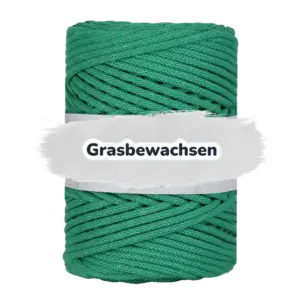 Baumwollkordel 5mm - Baumwollkern -100 m - Grasig (650)