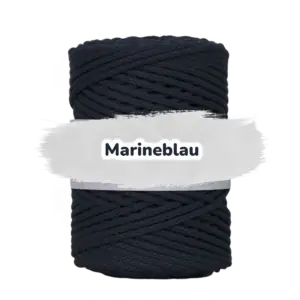 Baumwollkordel 5mm - Baumwollkern -100 m - Marineblau (850)