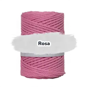 Baumwollkordel 5mm - ohne Kern -100 m - Rosa (300/1)