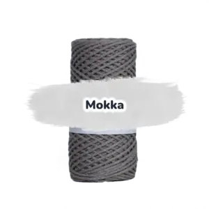 Baumwollkordel 2mm - Baumwollkern- 100 m - Mokka (700)