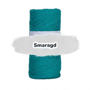 Baumwollkordel 2mm - Baumwollkern- 100 m - Smaragd (630)
