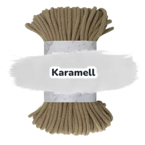 Baumwollkordel 7mm - 50 m - Karamell (705)