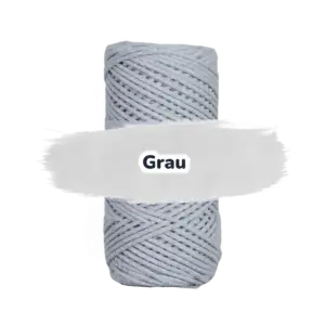 Baumwollkordel 2mm - Baumwollkern- 100 m - Esche (075)