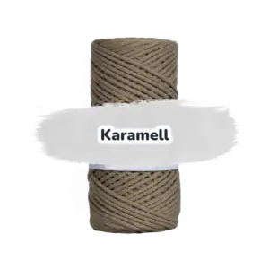 Baumwollkordel 2mm - Baumwollkern- 100 m - Karamell (705)