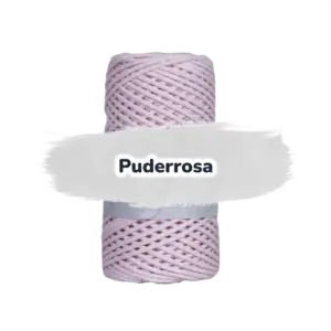 Baumwollkordel 2mm - Baumwollkern- 100 m - Puderrosa (300)