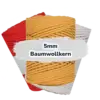 Baumwollkordel 5mm - Baumwollkern -100 m