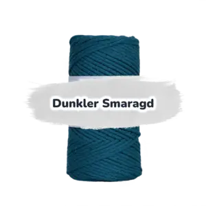 Baumwollkordel 2mm - Baumwollkern- 100 m - Dunkler Smaragd (820)