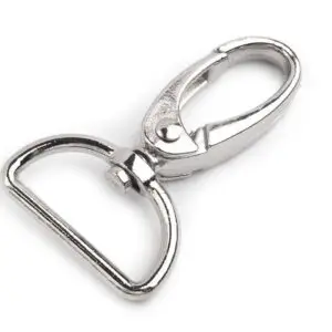 Karabinerhaken 25mm - verschiedene Farben - Nickel
