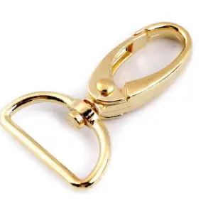 Karabinerhaken 25mm - verschiedene Farben - Gold
