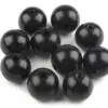 Holzperle Ø25 mm - schwarz- 1 Stück