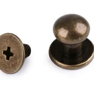 Schraubniete 7 mm – Altmessing