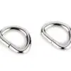 Metall-Halbring 15 mm - Nickel (1 Stück)