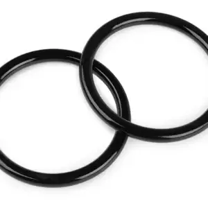 Plastikhenkel für Taschen Ø14 cm - Schwarz