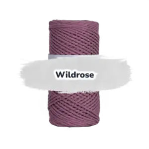 Baumwollkordel 2mm - Baumwollkern- 100 m - Wildrose (320)