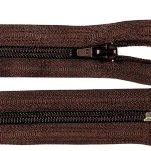Reißverschluss 30 cm – Braun