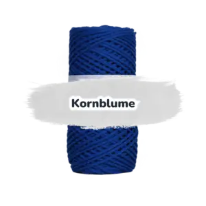 Baumwollkordel 2mm - Baumwollkern- 100 m - Kornblume (490)
