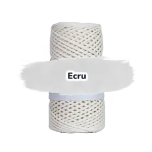 Baumwollkordel 2mm - Baumwollkern- 100 m - Ecru (050)