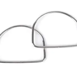 Metallhenkel für Taschen 10,5x13 cm - Nickel