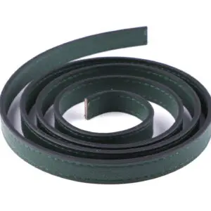 Taschenhenkel aus Kunstleder - Breite 15mm - 2 Stück - verschiedene Farben - Flaschengrün