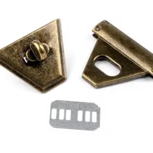 Taschenverschluss - dreieckig - 47x50 mm