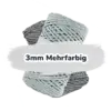 Baumwollkordel 3 mm  – Polyesterkern – Mehrfarbig
