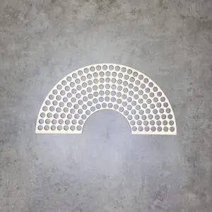 Sockel aus Sperrholz - Regenbogen - 28 x 15 cm