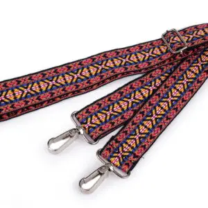 Gewebter Taschengurt – verstellbar, Breite 3,8 cm – Gemustert (Farbe 7)