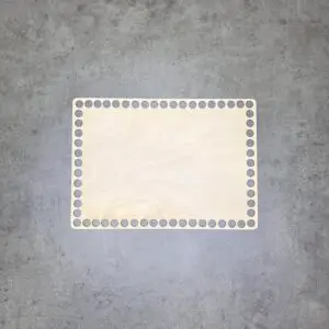 Sperrholzsockel - Rechteck - 24x17cm