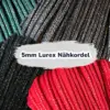 Lurex Nähkordel 5mm - Polyesterkern -100 m - starr sewing cord
