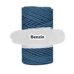 Baumwollkordel 3mm - Polyesterkern -100 m - Benzin (810)