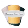 Makramee-Garn - gedrehtes Garn 3 mm/200m