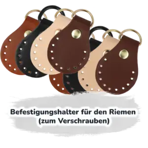 Befestigungshalter für den Riemen (zum Einnähen)