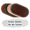 Ovaler Boden für die Tasche 22 x 12 cm